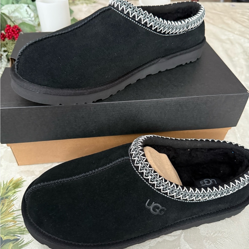 UGG Black Tasman Slippers